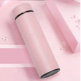 thumbnail image 1 of Huayishang Water Bottle Smart Touch Screen Thermos Cup Pink Without Letters, Kitchen Essentials Clearance Sale Pink, 1 of 1