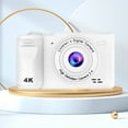thumbnail image 1 of InsCrazy Digital Camera Mini Digital Camera 2.4-inch 1080P Front and Rear HD 2 Camera 8x Digital Capables of Photos Recording Videos Photography Student Camera with Bracket, 1 of 7
