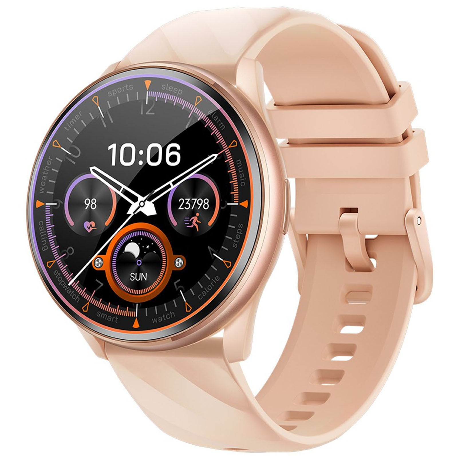 InsCrazy Smart Watch, Waterproof Smart Watch 1.46Inch 360x360 IPS Display Screen Smart Watches for Android Phones Smart Fitness Watch for Women Man Smartwatch