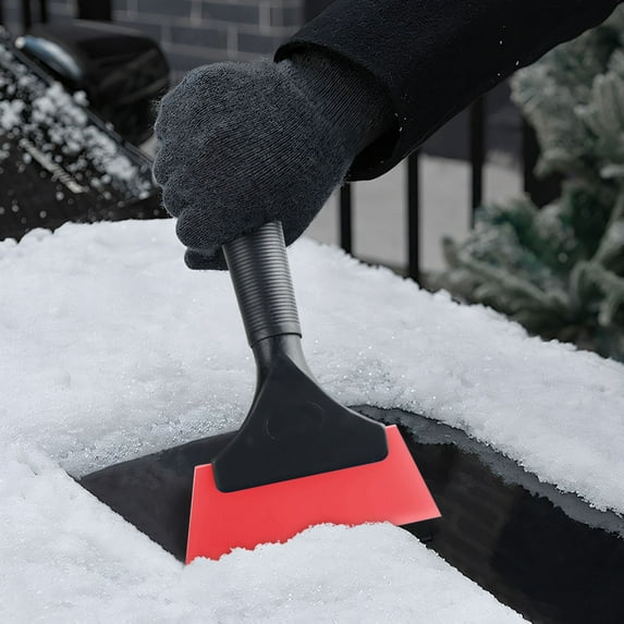 InsCrazy Sponges Brush Car Vehicle Snow Ice Scraper Window Snowbrush Shovel Removal Brush Winter