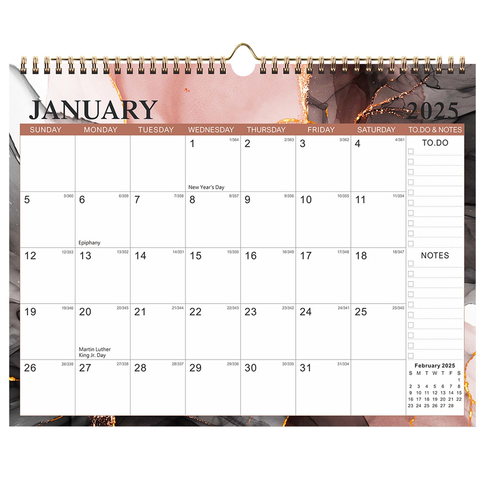💥 Flash Deals! Jiiey Desk Calendar 20242025 2025 Wall Calendar 18