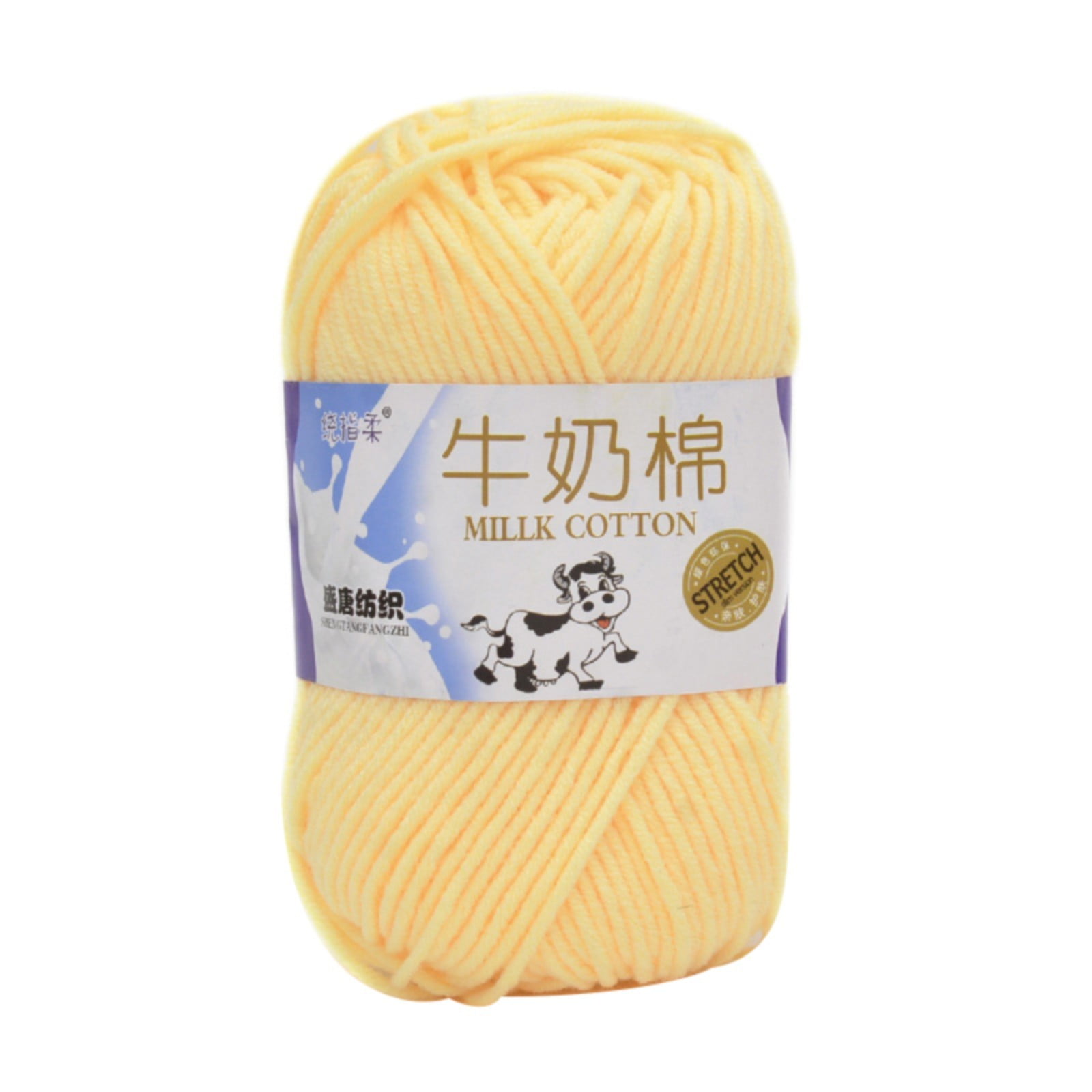⚡ Flash Deals! Jiiey Yarn for Crocheting 1 Pcs Soft Milk Cotton Yarn