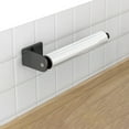 thumbnail image 1 of Kitchen Organizers and Storage, InsCrazy Wall Mounted Kitchen Paper Towel And Cling Film Dispenser with No Drill Installation Rack for Cloth Storage And Roll Paper Organizer, 1 of 7