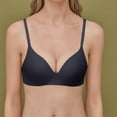 thumbnail image 1 of Lulshou Triangle Wireless Bra for Light Support - Lightweight Bra Seamless Small Chest No Steel Cup Underwear Everyday Lightly Padded T-Shirt Bra, 1 of 9