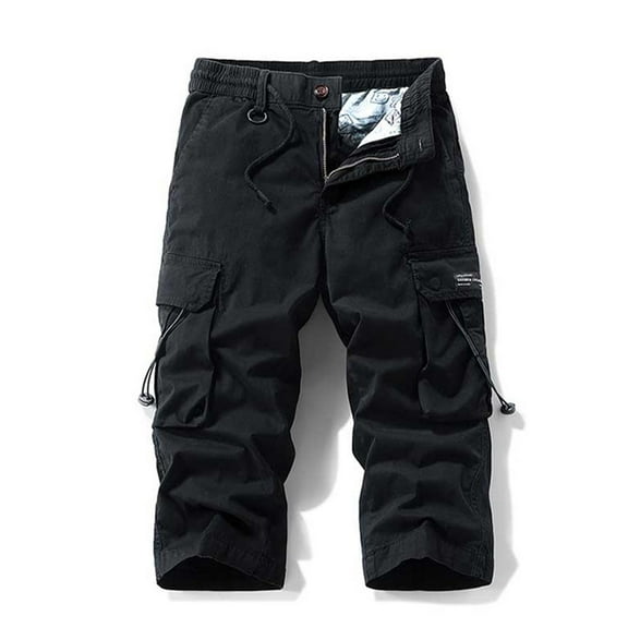 Men's Shorts, Classic Cargo Shorts for Men, ZHUGeLI Men's Stretch Cargo Shorts Casual Drawstring Classic Summer Short with Multi Pockets