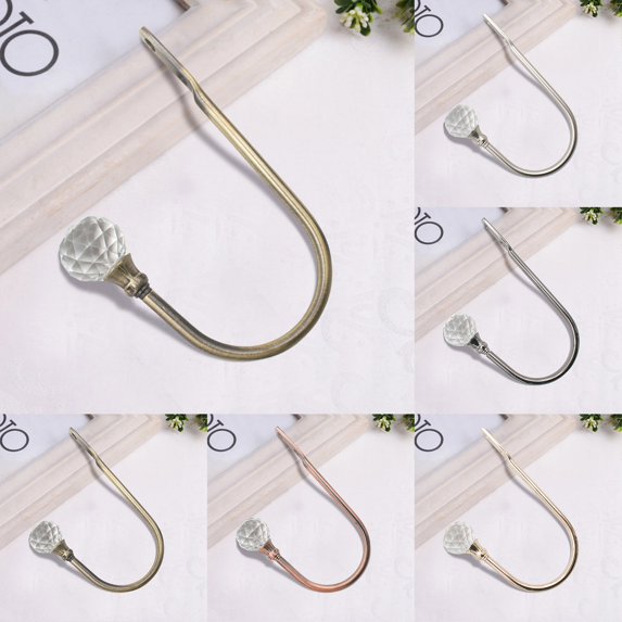 Flash Deals! Nomeni Household Hooks Curtain Wall Hook Black, 1×Curtain Wall Hook