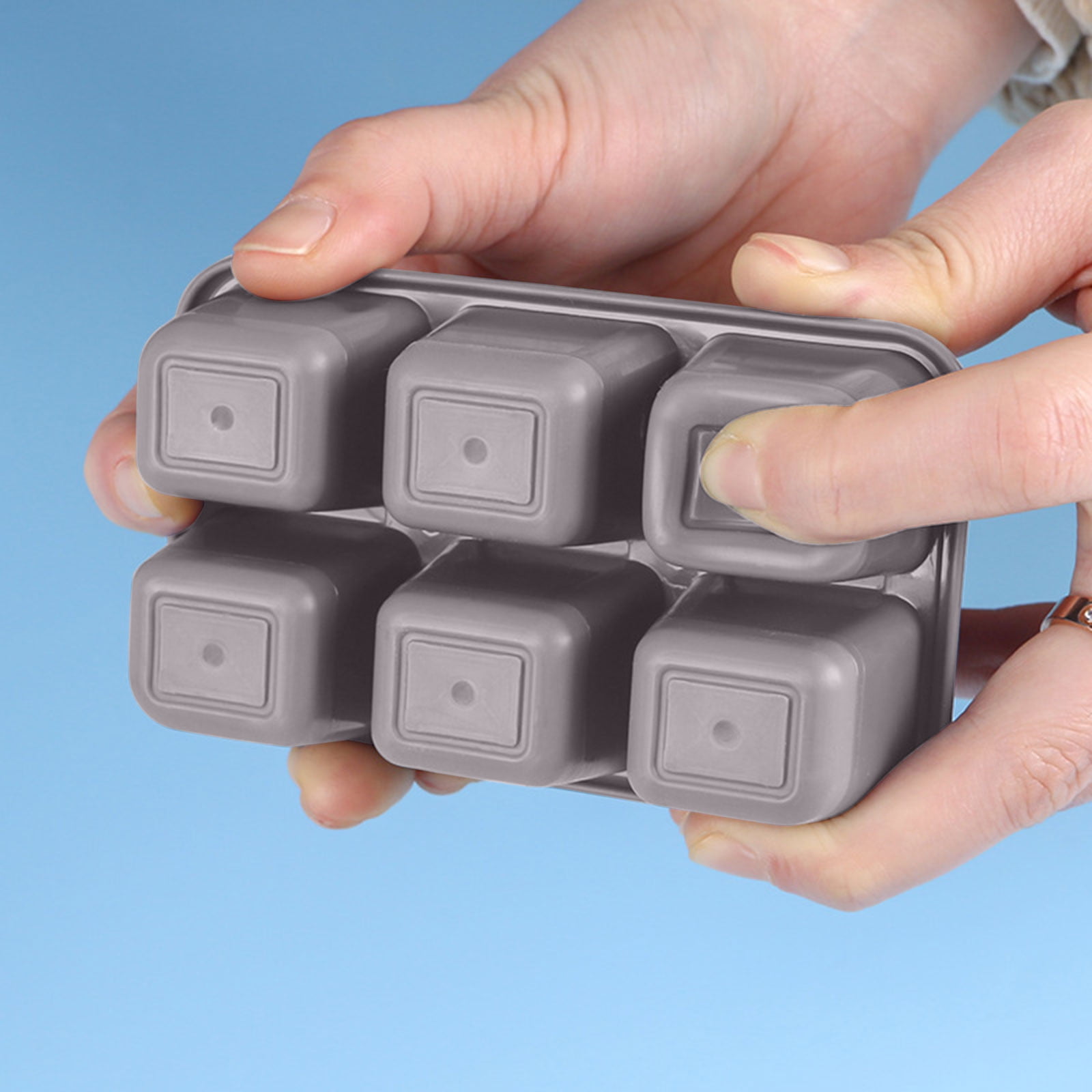 Flash Deals Of the Day Clearance , Six Square Mini Ice Cube Ice Maker