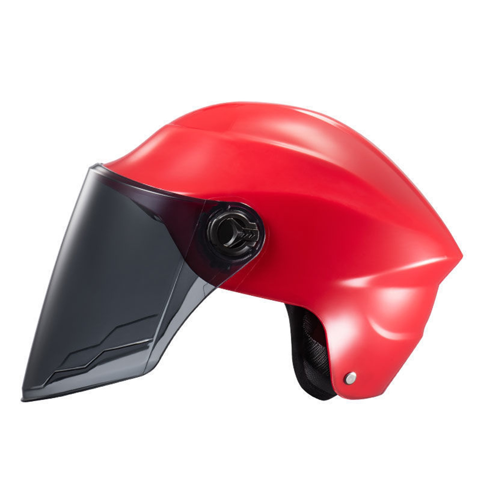 Flash Deals! Semi Closed Motorcycle Helmet with Dark Visor, Open Helmet