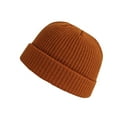 Flash Deals Unisex Fashion Warm Winter Casual Knitted Hat Solid Color