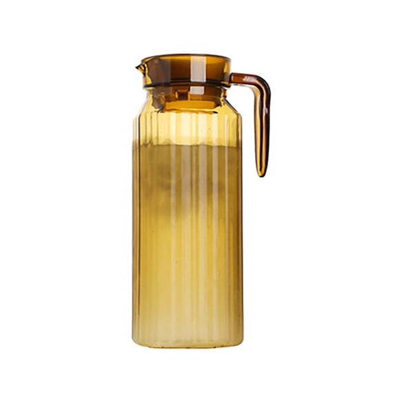 Water Bottle Acrylic Pitcher 1100Ml Plastic Pitcher Clear Plastic Pitcher with Lid Heat Small Plastic Water Pitcher for Tea Lemonade Juice Milk, Kitchen Essentials Clearance Sale
