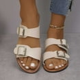 thumbnail image 1 of Xunlbb Clearance, Women Wear Belt Buckle Beach Flip-flops In Summer, 1 of 9