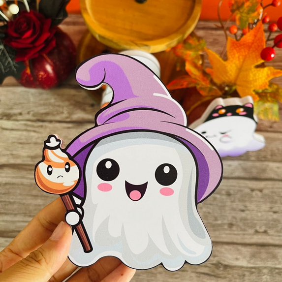 Halloween Deals YZEGDCH Direct Halloween Ghost Figurine Halloween Decor Indoor Indoor Cute Party Ghosts Decorations for Table/Home/Room/Fireplace/Kitchen/Porch/Yard