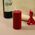 thumbnail image 1 of Big Savings karymi Antique Burgundy Column Aroma Candle Romantic Wedding Candle Wedding Gift Home Candle Big Savings Summer Clearance Gifts for Men, 1 of 6