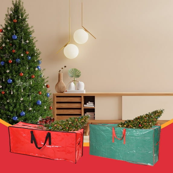karymi Christmas Tree Storage Bag Fits Up To Artificial Christmas Trees, Reinforced Handles & Zipper- Water Proof Holiday Xmas Bag Christmas Gifts