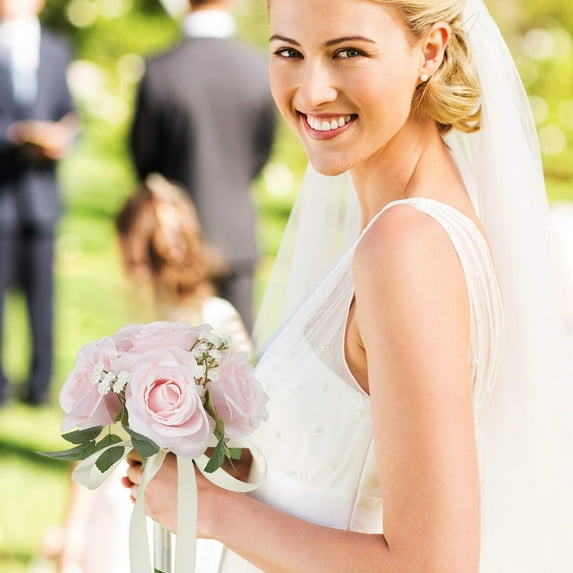 karymi Hand Bouquet Bride Simulated Flowers Finished Senior Sense of Wedding Wedding Photography Photo Props Housewarming Gifts