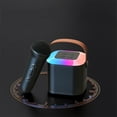 thumbnail image 1 of karymi Handheld Portable Microphone, Microphone, Mini Outdoor Home Small Speaker, Intelligent Wireless Karaoke Sound Set Room Decor, 1 of 1
