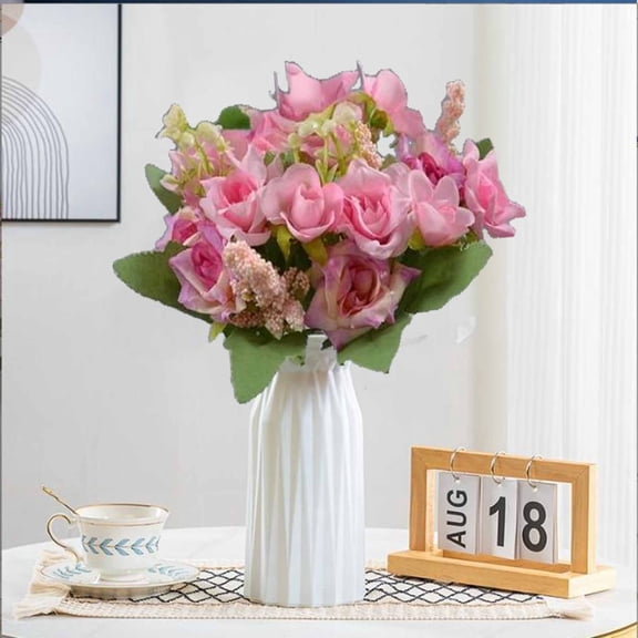 Big Savings karymi High End Artificial Flowers Flower Artificial Flowers Home Decoration Plastic Flowers Gifts for Men Weekly flyer Gifts for Mom