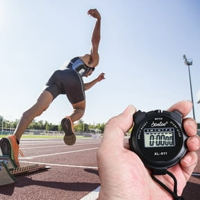 karymi Multifunctional Sports Competition Electronic Stopwatch Sports Training Timer Display Two-channel Memory Digital Timer Alarm Clock Calendar