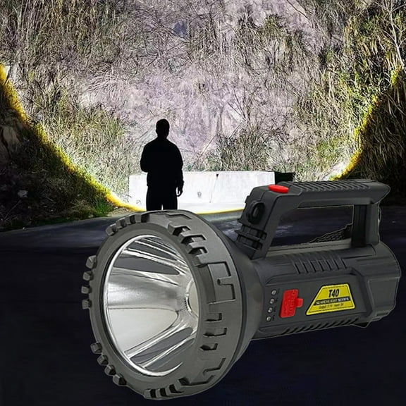 Big Savings karymi Outdoor Household LED Multifunctional USB Charging Emergency Lighting Handheld Flashlight Camping Accessories Big Savings Mens Gifts