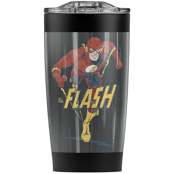 The Flash Desaturated Flash Stainless Steel Tumbler 20 oz Coffee Travel Mug/Cup, Vacuum Insulated & Double Wall with Leakproof Sliding Lid | Great for Hot Drinks and Cold Beverages