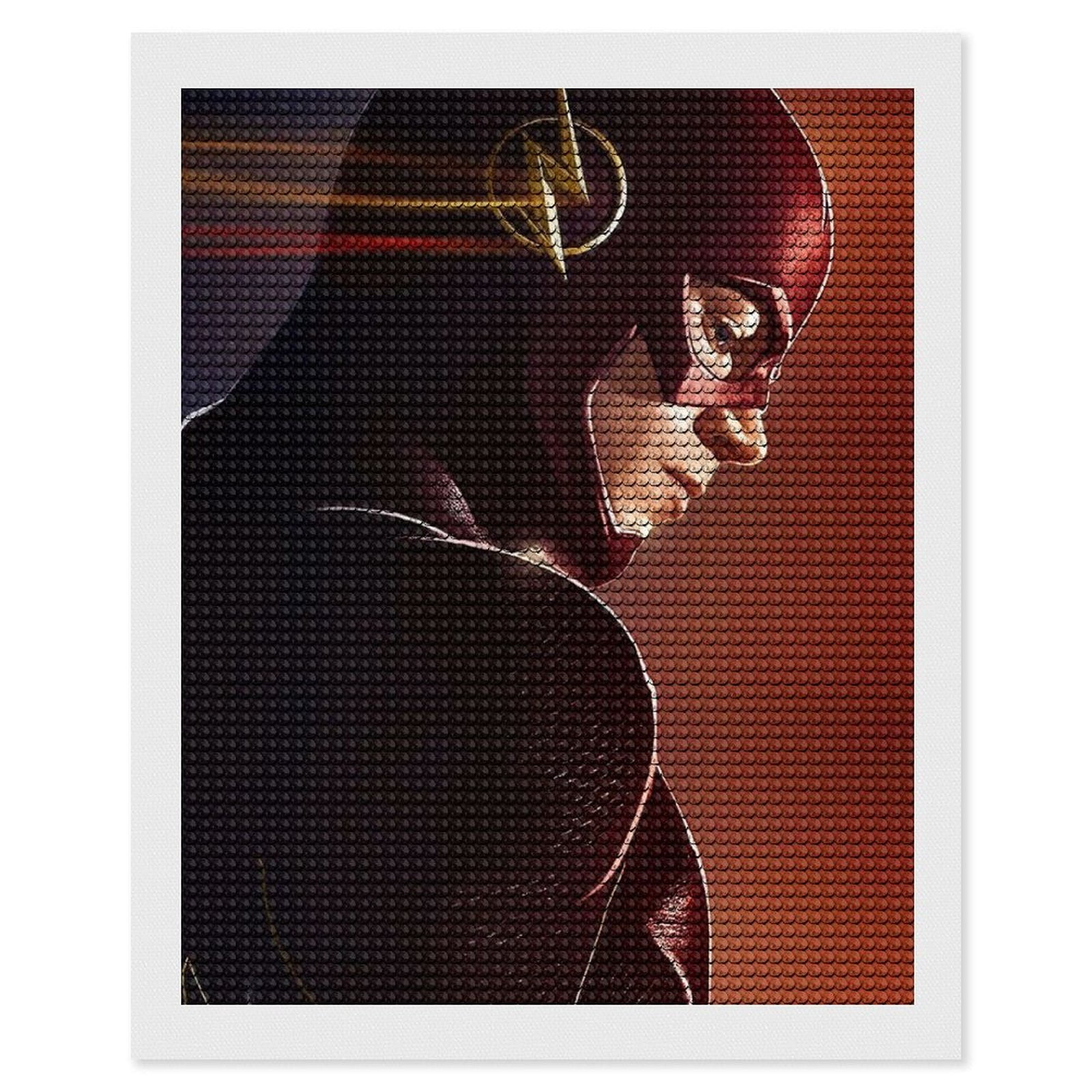 Diamond Flash The Flash Diamond Art Painting Kits for Adults, 5D Diamond Art Full ...