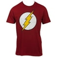 thumbnail image 1 of Flash Distressed Symbol On Dark Red T-Shirt-Medium, 1 of 1
