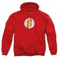 thumbnail image 1 of Flash Distressed Symbol Red Hoodie-Large, 1 of 2