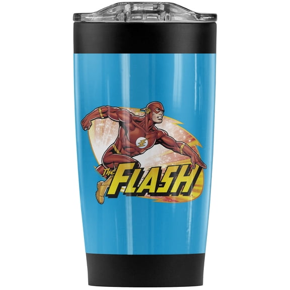 The Flash Flash Zoom Stainless Steel Tumbler 20 oz Coffee Travel Mug/Cup, Vacuum Insulated & Double Wall with Leakproof Sliding Lid | Great for Hot Drinks and Cold Beverages