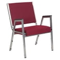 thumbnail image 1 of Flash Furniture 1500 lb. Rated Burgundy Antimicrobial Fabric Bariatric Medical Reception Arm Chair, 1 of 4