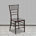 thumbnail image 1 of Flash Furniture 2 Pack HERCULES PREMIUM Series Mahogany Resin Stacking Chiavari Chair, 1 of 8