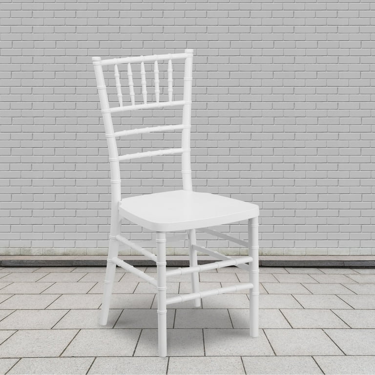 Flash furniture hercules premium series white resin stacking chiavari chair discount