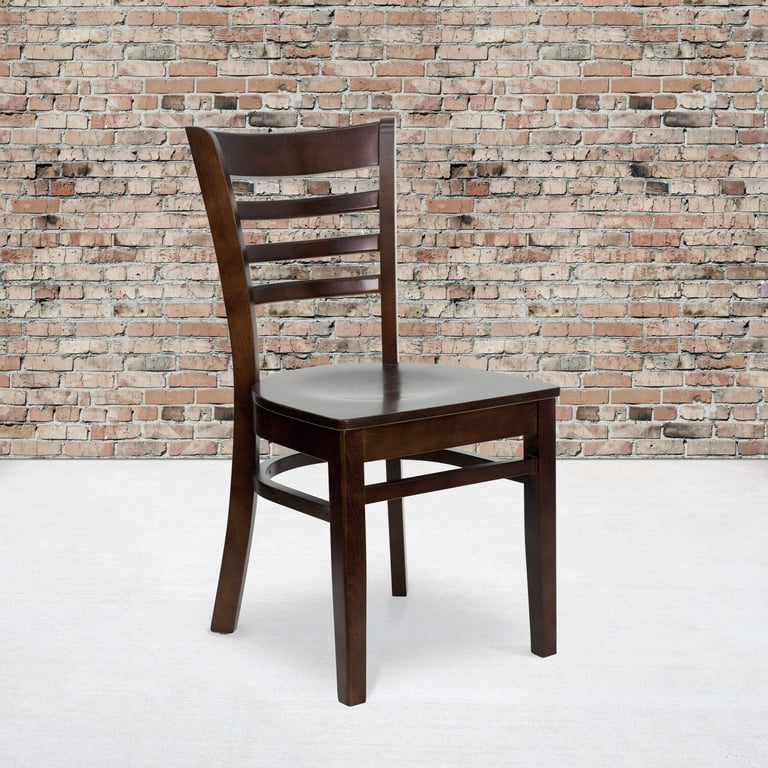 Wooden Ladder Walnut Ladder Back Chairs Ladder Back Chairs Set Of