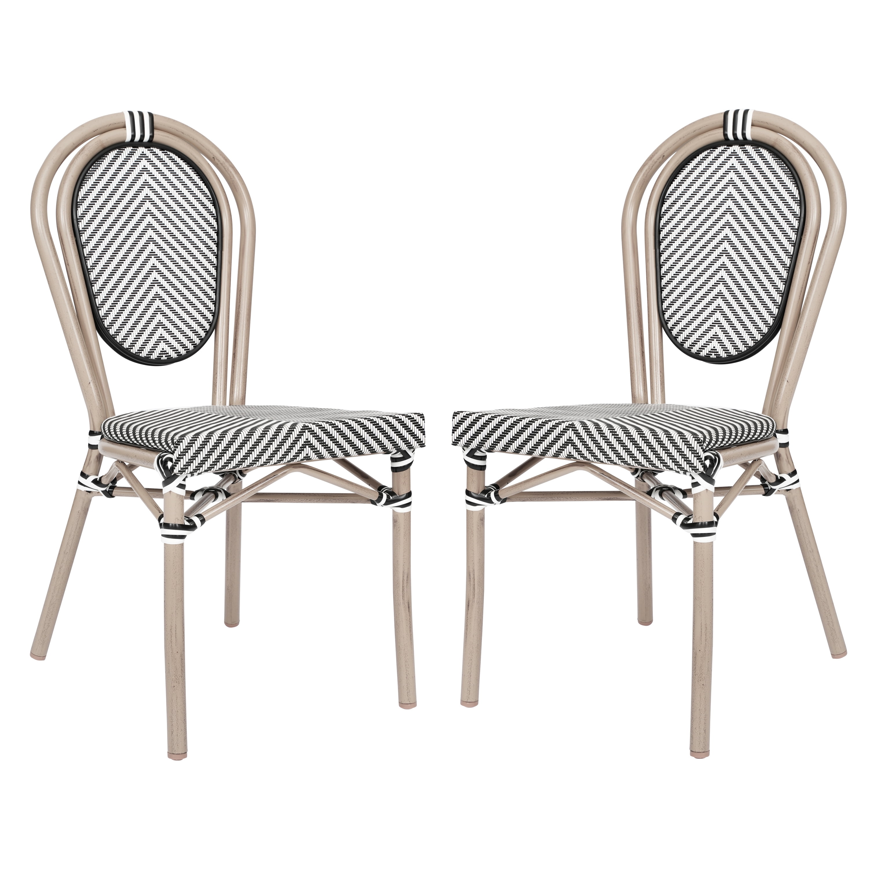 Flash Furniture 2 Pack Indoor/Outdoor Commercial French Bistro