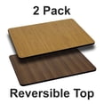 thumbnail image 1 of Flash Furniture 2 Pk. 30'' x 42'' Rectangular Table Top with Natural or Walnut Reversible Laminate Top, 1 of 2
