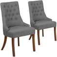 thumbnail image 1 of Flash Furniture 2 Pk. HERCULES Paddington Series Gray Fabric Tufted Chair, 1 of 7