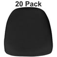 thumbnail image 1 of Flash Furniture 20 Pack Hard Black Fabric Chiavari Chair Cushion, 1 of 3