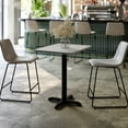 thumbnail image 1 of Flash Furniture 24'' x 30'' Gray Rectangular Laminate Table Top with Black 22 x 22 "X" Style Table Height Base, 1 of 8