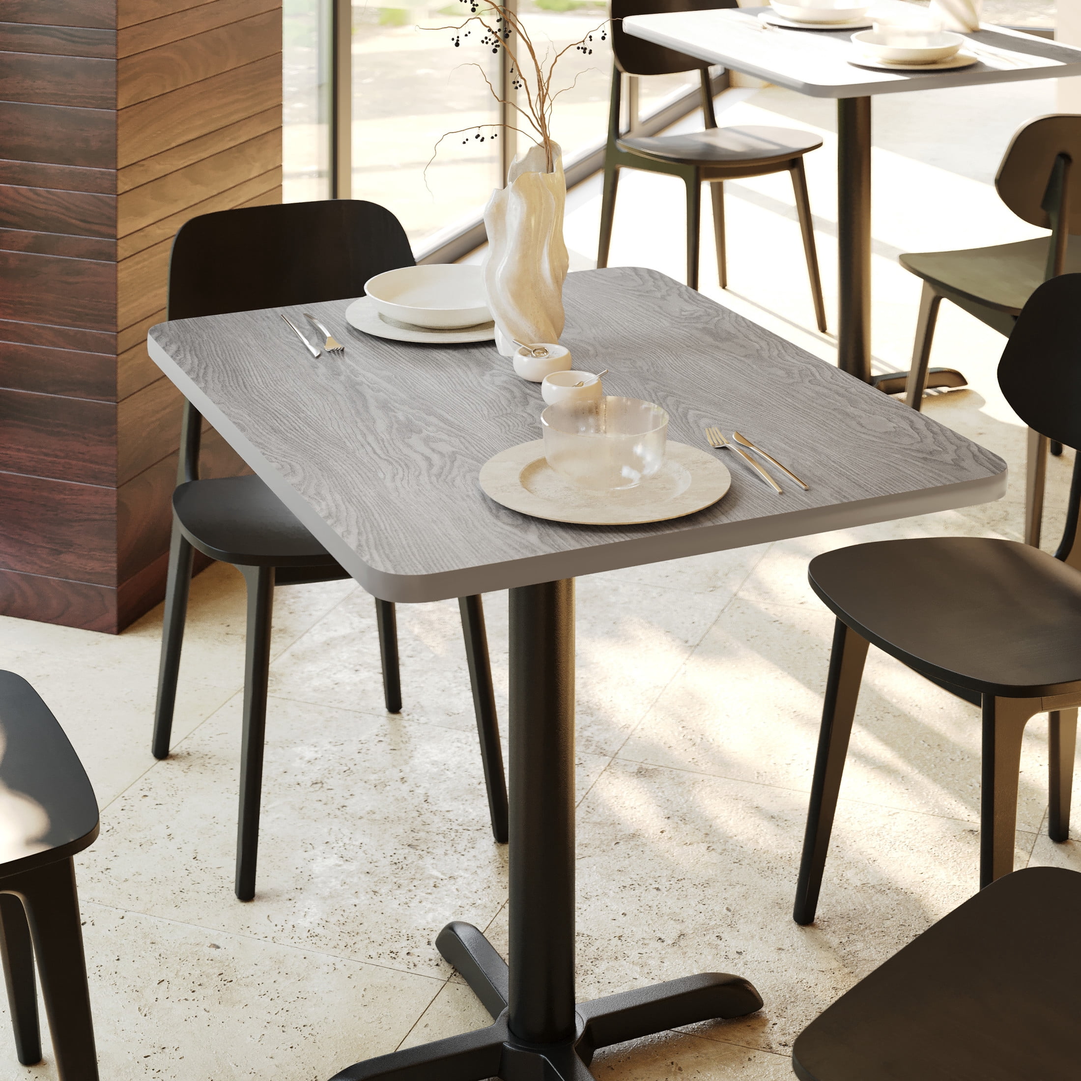 Flash Furniture 24'' x 30'' Rectangular Table Top with White or Gray ...