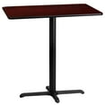 thumbnail image 1 of Flash Furniture 24'' x 42'' Rectangular Mahogany Laminate Table Top with 23.5'' x 29.5'' Bar Height Table Base, 1 of 3