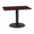 thumbnail image 1 of Rectangle Laminate Table, Laminate Top, Wood Grain XU-MAHTB-2442-TR24-GG, 1 of 3