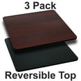 thumbnail image 1 of Flash Furniture 3-Pack 30" Square Table Top with Reversible Laminate Top, Multiple Colors, 1 of 1