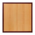 thumbnail image 1 of Flash Furniture 30'' Square 2-Tone High-Gloss Cherry / Mahogany Resin Table Top with 2'' Thick Drop-Lip, 1 of 5