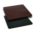 thumbnail image 1 of Flash Furniture 36'' Square Table Top with Black or Mahogany Reversible Laminate Top, 1 of 3