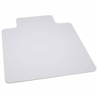 FreeLung Chair Mat for Carpeted Floor 48''×36'' ft Clear PVC Protector  Floor Mat with Lip 