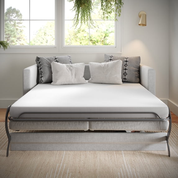 Flash Furniture Cloud 4" Cooling Memory Foam Mattress Queen (CLROLL4Q)