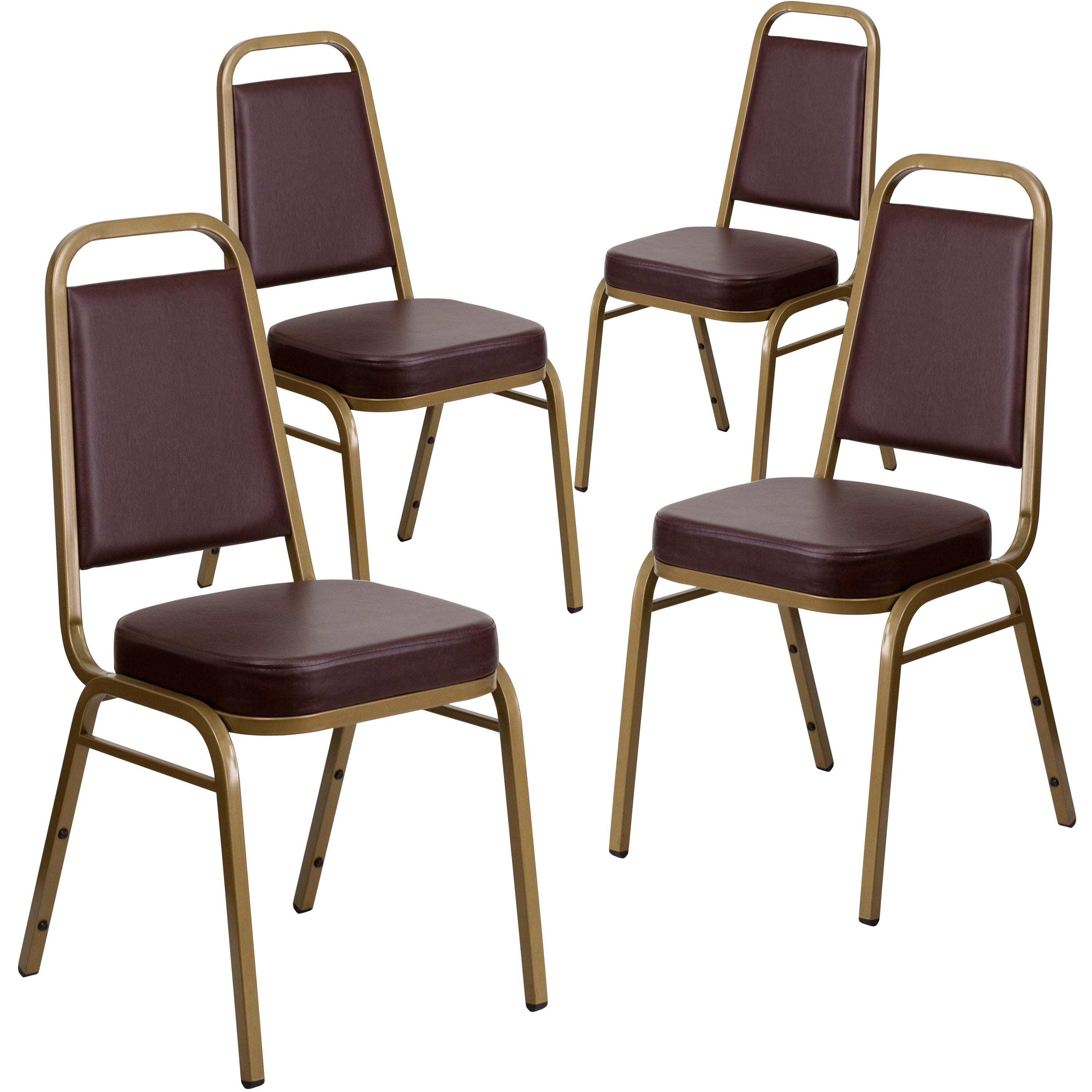 Pvc Sign Frame Flash Furniture 4 Pack HERCULES Series Trapezoidal Back Stacking ...