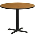 thumbnail image 1 of Flash Furniture 42'' Round Natural Laminate Table Top with 33'' x 33'' Table Height Base, 1 of 3