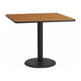thumbnail image 1 of Square Natural Laminate Table, Laminate Top, Wood Grain XU-NATTB-4242-TR24-GG, 1 of 3