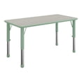 Flash Furniture 47.25 x 23.5 Kids Height Adjustable Activity Table for ...