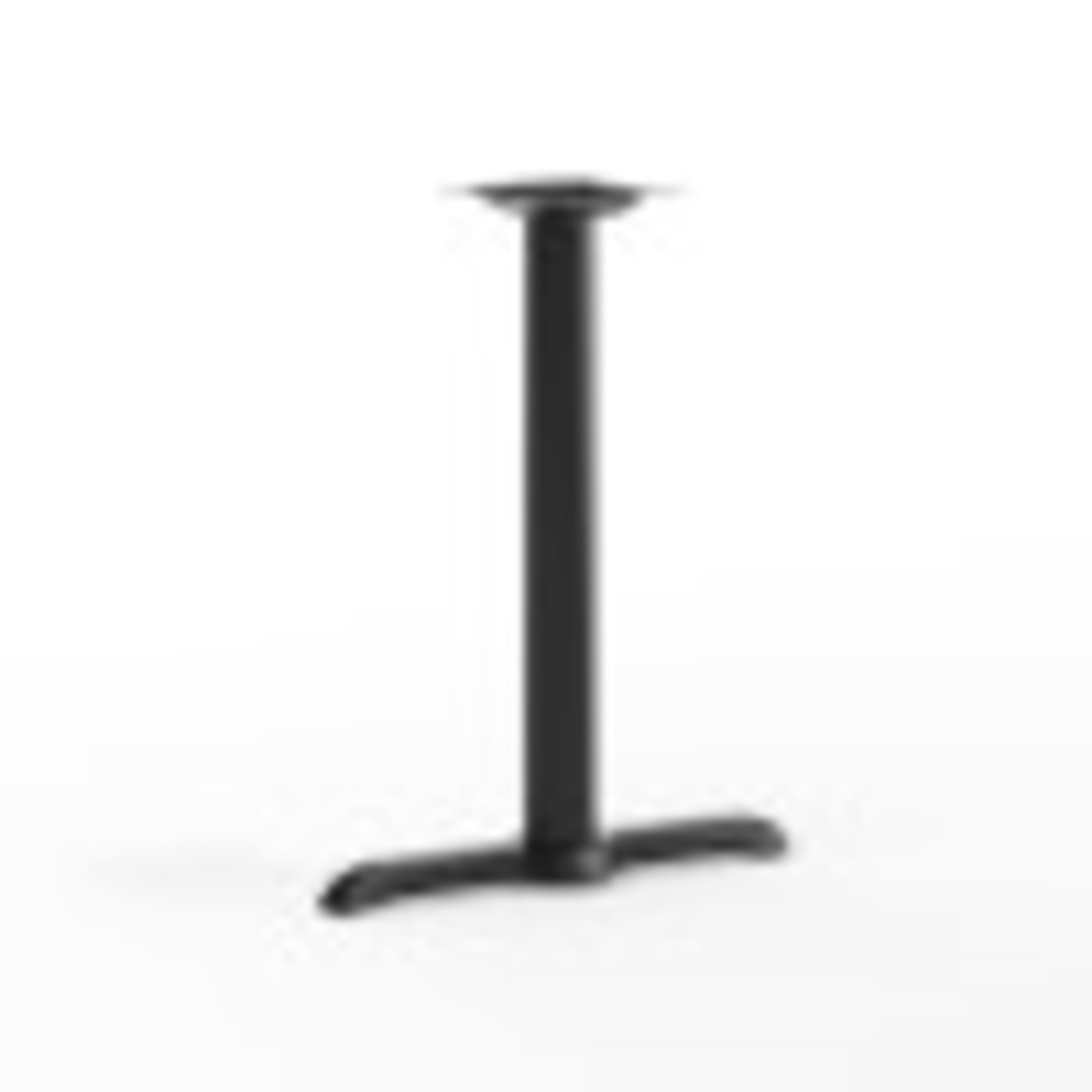Black Cast Iron T-Base Restaurant Table Stand